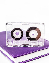 Audio Tape Cassette closeup