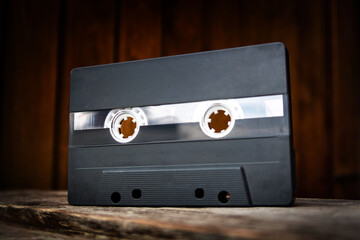 Audio Tape Cassette closeup