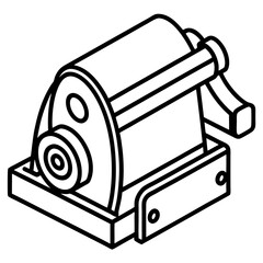 Belt Sander art vector