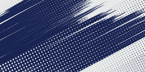 Abstract halftone wave dots background. Futuristic twisted grunge pattern, dots, circles. Vector modern optical pop art texture for posters, business cards and etc