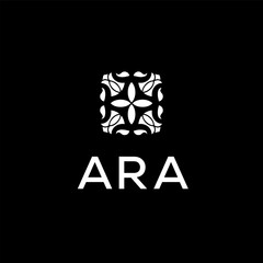 ARA Letter Initial Logo Design Template Vector Illustration