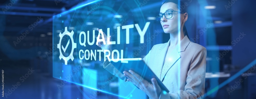 Poster ai-driven quality control and assurance system.