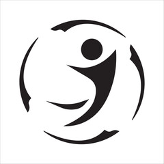 sport icon in flat style