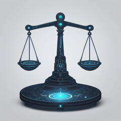 Futuristic Digital Scale