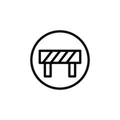 fence outline icon vector design good for web or mobile app