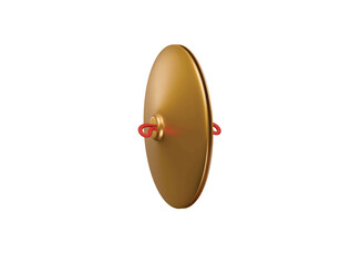 cymbals icon 3d illustration render