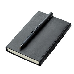 notebook with pen