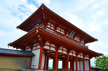 Naklejka premium 平城京跡 朱雀門