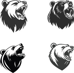 vector illustration of bear