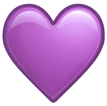 PNG Purple heart icon purple purple heart valentine's.