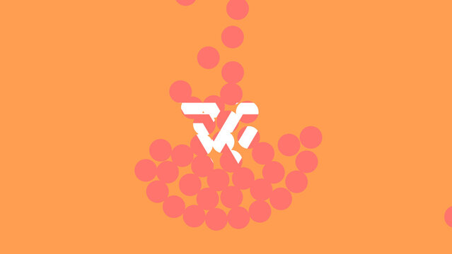 Dynamic Balls Filling Circle Horizontal Logo Reveal MOGRT 332