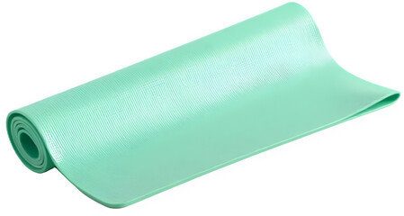 민트색 요가매트a mint yoga mat