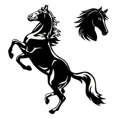 Black Horse vector.eps