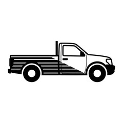 Fototapeta premium Pickup Truck Graphic Icon Illustration