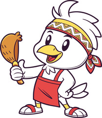 santa claus with a snowman