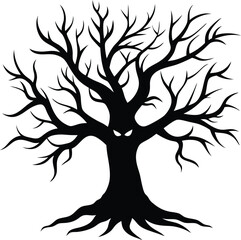 tree silhouette vector