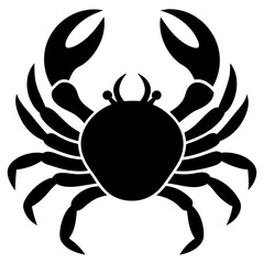 vector illustration of a crab