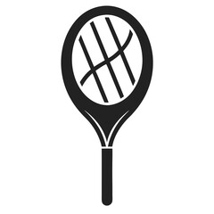badminton racket and shuttlecock isolated