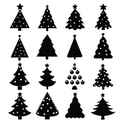 A Collection of christmas icons set