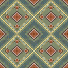 Abstract flora, Geometric Ethnic traditional seamless,Knitting,Navajo Native American Indian,...