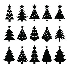 A Collection of christmas icons set