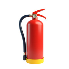 Fototapeta premium Red Fire Extinguisher Safety Equipment