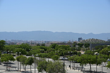 panorama Hiszpański widok