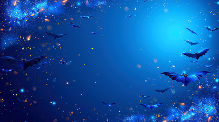 Halloween Theme Intricate Spider Webs Wallpaper for Background Bats and Decor 