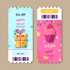 Free vector gift voucher template design	