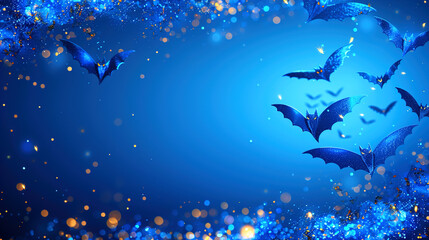 Halloween Theme Intricate Spider Webs Wallpaper for Background Bats and Decor 
