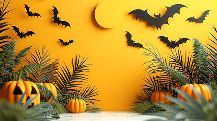 Halloween Theme Intricate Spider Webs Wallpaper for Background Bats and Decor 