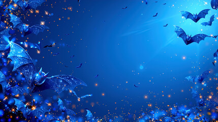 Halloween Theme Intricate Spider Webs Wallpaper for Background Bats and Decor 