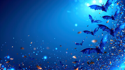 Halloween Theme Intricate Spider Webs Wallpaper for Background Bats and Decor 