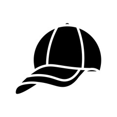 Baseball hat sketch icon on white background