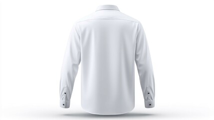 Elegant White Dress Shirt for Men - Classic Formalwear