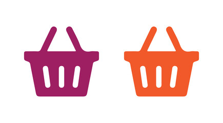 colorful plastic basket