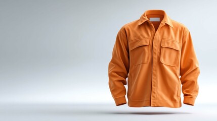 Stylish Orange Jacket for Men  Perfect for Casual and Outdoor Wear