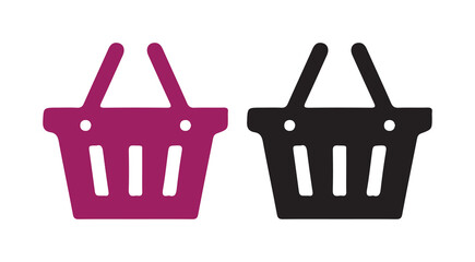 shopping basket vector