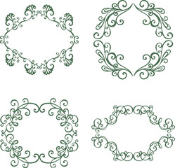 Beautiful flower art and mandala vector design