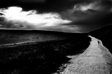 black and white clouds