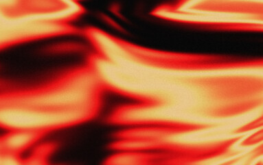 Fiery abstract grainy gradient texture in red and yellow tones © Nafe