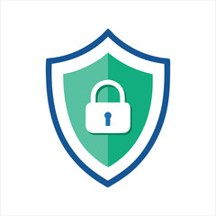 lock icon on white background