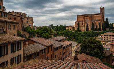 view of siena italy