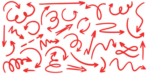 Curved arrow icons. curved arrows set. arrow symbol collection. vector