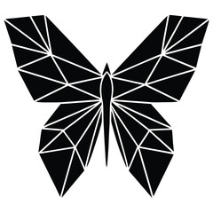 black and white butterfly