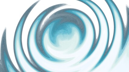 Abstract swirling vortex design in blue tones, with soft gradient transitions.