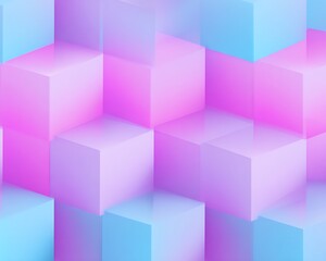 Obraz premium Abstract pastel blocks with light and shadow