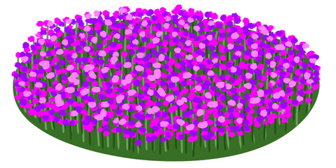 abstract purple flowers 