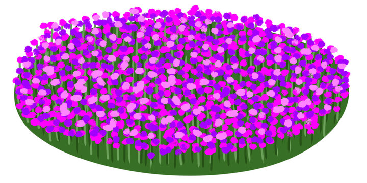 abstract purple flowers 