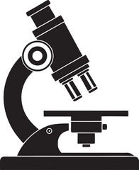 Silhouette Microscope For Laboratory